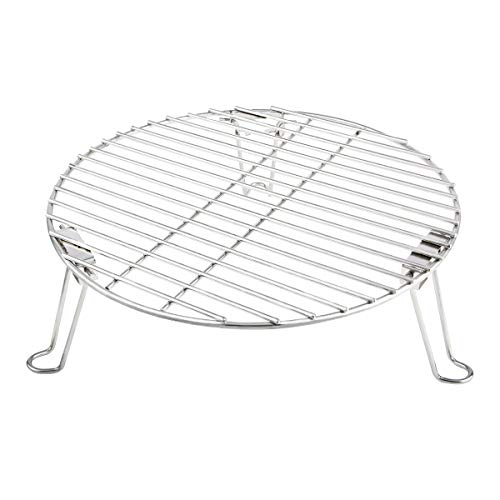Mydracas Grill Expander Rack Stack Rack Expansion Grilling Rack Stainless Steel Fit Large  XL Big Green Egg Weber Kettle 22 Inches Charcoal Grill Kamado Joe18 or Bigger Diameter Grill