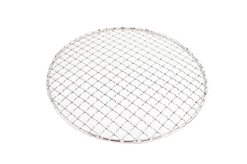 Sunrise MultiPurpose Stainless Steel Barbecue Round BBQ Grill NetMeshRackGrateSteam Mesh (No Foot) (8)