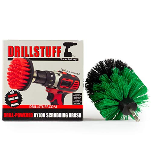 Drill Brush Power Scrubber  Kitchen Cleaning Brush  Dish Brush  Stove Top Cleaner  Kitchen Sink Scrub Brush  Tile and Grout Brush  Oven Rack  Pots and Pans  Brush for Cast Iron Skillet