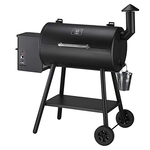 Z GRILLS 550B2 Wood Pellet Grill  Electric Smoker BBQ Combo with Auto Temperature Control  2021 Upgrade  553 sq in Black
