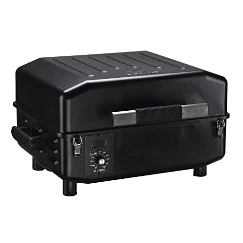 Z GRILLS ZPG200A Portable Wood Pellet Grill  Electric Smoker  Camping BBQ Combo with Auto Temperature Control