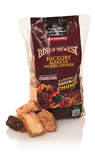 Best of the West 101069 Wood Smoking Chunks Hickory 15 Cubic Foot Bag