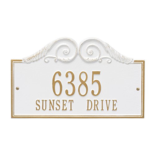 Custom Versailles WALL Address Plaque 16Wx10H 2 Lines