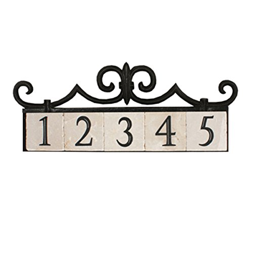 NACH KA-COLONIAL-5 House AddressNumber Sign Plaque