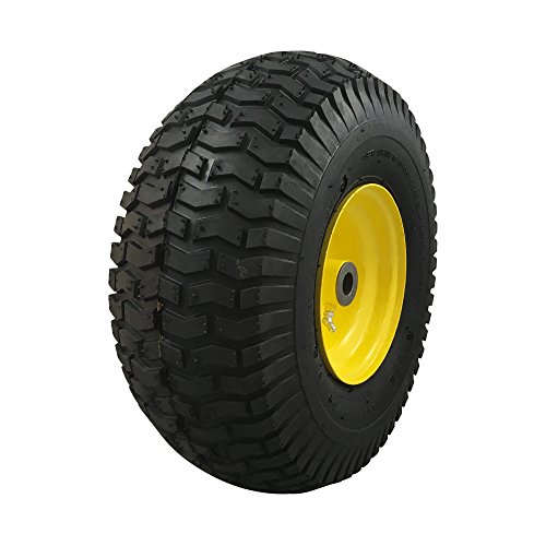 MARASTAR 15x6006 Front Tire Assembly Replacement for John Deere Riding Mowers  Turf Saver Tread