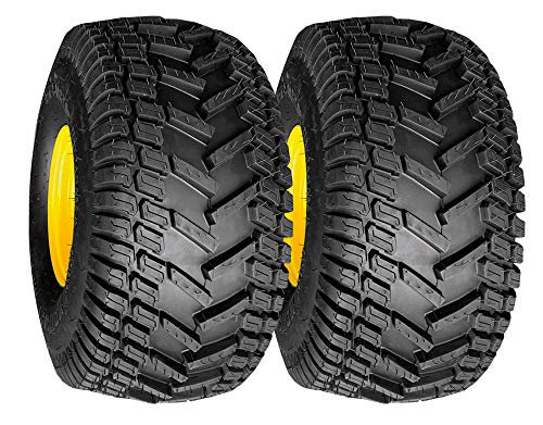 MARASTAR 20808PK Turf Traction 20x8008 Rear Tire Assembly Replacements for John Deere Riding Mowers 2 Pack