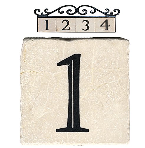 Nach Az-classic-1 Marble House Addressnumber Tile Beige