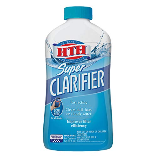 HTH 67023 Super Clarifier Swimming Pool Cleaner 32 fl oz