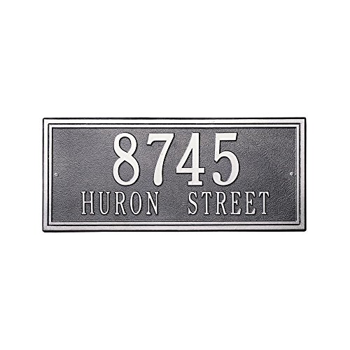 Whitehall Double Line Wall Address Plaque Customize Two Lines