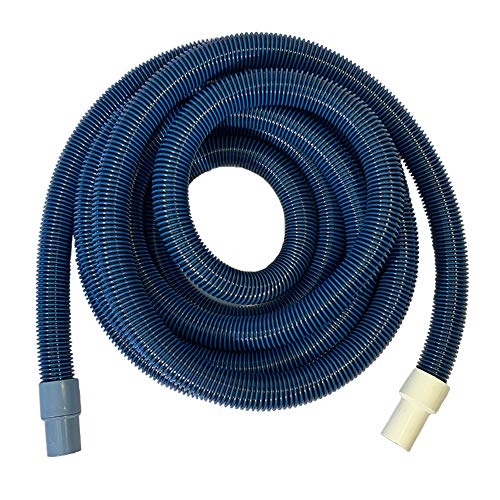 Puri Tech 15 Inch Diameter x 25 Feet Long Vacuum Hose for InGround Swimming Pools with Swivel Cuff to Prevent Tangles or Twisting Protected from UV  Chemicals