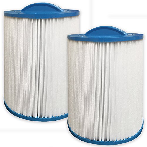 Guardian Filtration  2 Pack Spa and Hot Tub Filter Cartridge Replacement Pleatco PAS50SVF2M Unicel 6CH502 Filbur FC0311  Compatible for Artesian Spas Majestic Industries  Model 6H8199