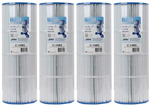 Unicel C7483 Spa Replacement Filter Cartridge for Hayward SwimClear C3025 and C3030 (4 Pack)