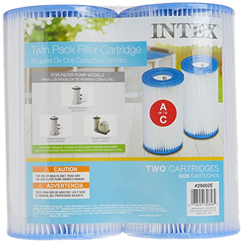 Intex Type A Filter Cartridge for Pools Twin Pack