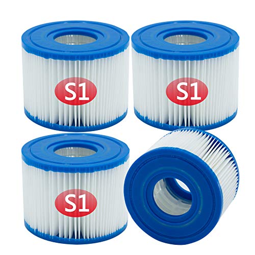 SKTLBB Type S1 Filter Cartridges for Intex PureSpa Pool Filter for Hot Tub Easy Set Pool Filter Pump S1 Filter Cartridges Compatible for Intex 29011E 4228in