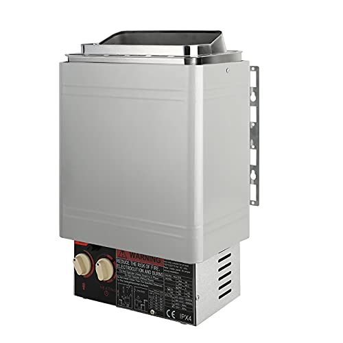 Suninlife Sauna Heater 2KW Sauna Heater Stove 110V120V with Internal Controller Electric Sauna Stove for Max1059 Cubic Feet