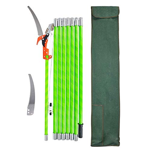 HiHydro 26 Foot Tree Trimmer Pole Manual Pruner Cutter Set Extension Cut Tree Branch Garden Tools Loppers Hand Pole Saws 1