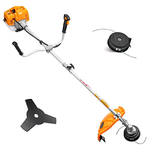 SALEM MASTER 517CC Weed Eater Gas Powered String Trimmer Straight Shaft 2 Cycle Gasoline Powered Weed Wacker Brush Cutter G520M