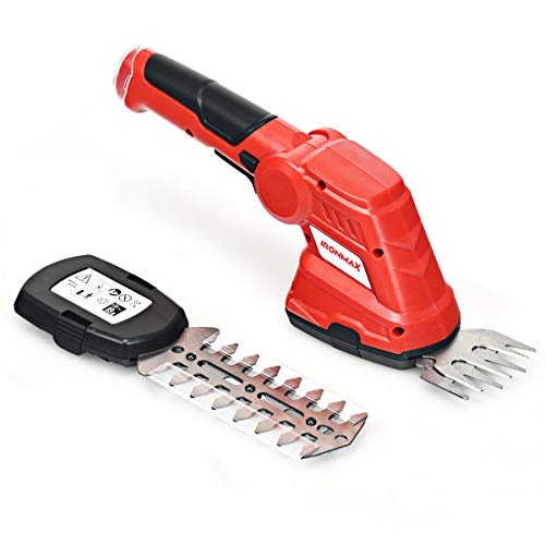 Goplus 2 in 1 Cordless Grass Shear  Hedge Trimmer w 36V Rechargeable Battery