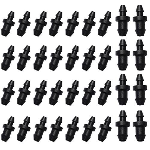 Artuxer 150 Pieces Drip Irrigation Plugs Drip Irrigation 14 Inch Drip Irrigation Tube End Closure Goof Hole Plugs Irrigation Stopper for Home Garden Lawn and Greenhouse Supplies