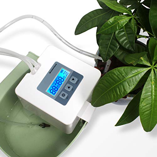 DIY Micro Automatic Drip Irrigation KitHouseplants Self Watering System with 30Day Digital Programmable Water Timer 5V USB Power Operation for Indoor Potted Plants Vacation Plant Watering Gen 4