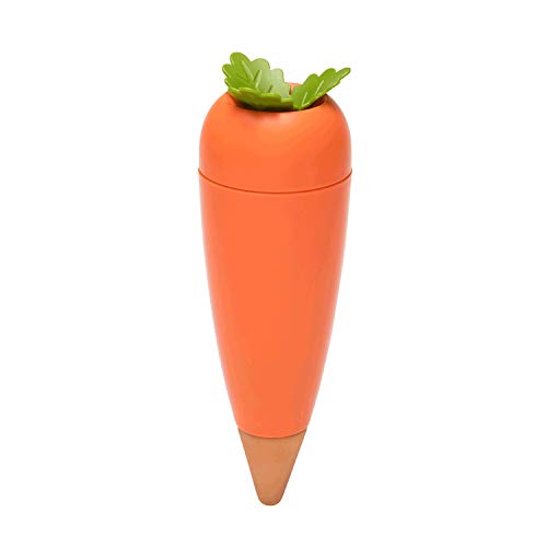 Peleg Design CareIt Plant Watering Device Terracotta Vacation Plant Waterer Slow Release for Indoor and Outdoor Plants Self Irrigation Watering System Carrot Design