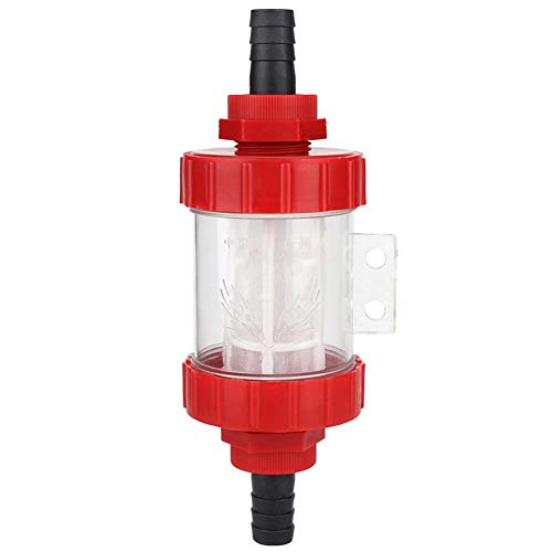 Qiterr Inline Mesh Filter G12 Inline Mesh Strainer Water Pump Clear Filter Garden Irrigation Connector High Flowing