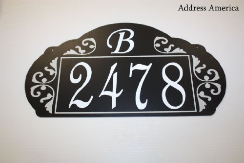 La Paris House Sign (black With White Lettering) Exclusively By Address America