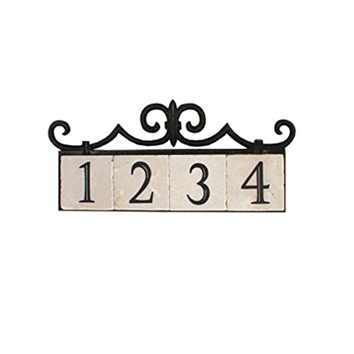 Nach Ka-colonial-4 House Address/number Sign Plaque