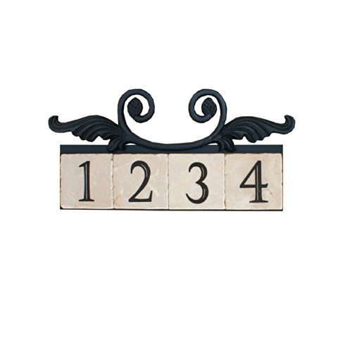 Nach Ka-winter Leaf-4 House Address/number Sign Plaque
