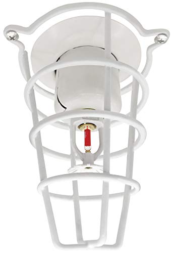Happy Tree (2 Pack) White Fire Sprinkler Head Guard Cover for Both 12  34 Sprinkler Head 6 Deep Cage