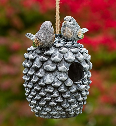 Pinecone Decorative HandPainted Bird House
