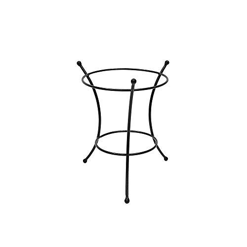 Achla Designs GBS21 MultiUse Large Wrought Iron Metal Plant birdbath Bowl Stand Flowerpot Holder 10 Black