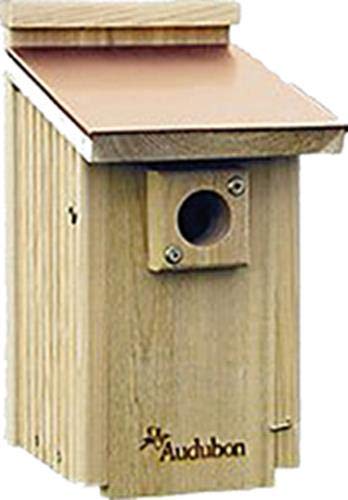 Audubon Coppertop Cedar Wood Bluebird House Model NACOPBB