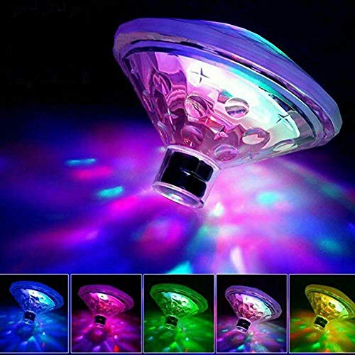 Swimming Pool Lights Floating Pool Lights Underwater Lights Pool Accessories with 7 Modes for Disco Pool Party or Pond Décor