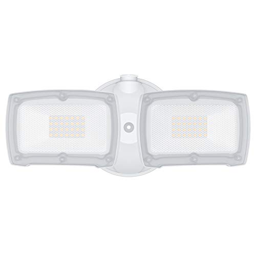LEPOWER 3000LM Dusk to Dawn LED Security Light 28W Flood Lights Outdoor with Photocell 3000K Warm Light IP65 Waterproof 2 Adjustable Heads Exterior Outdoor Security Light for Garage Backyard
