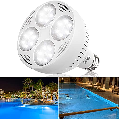 Bonbo 12V 50W LED Pool Light Bulb 6000k Daylight White LED Swimming Pool Light Bulb Replaces up to 300600W Traditional Bulb for Most Pentair Hayward Light Fixture