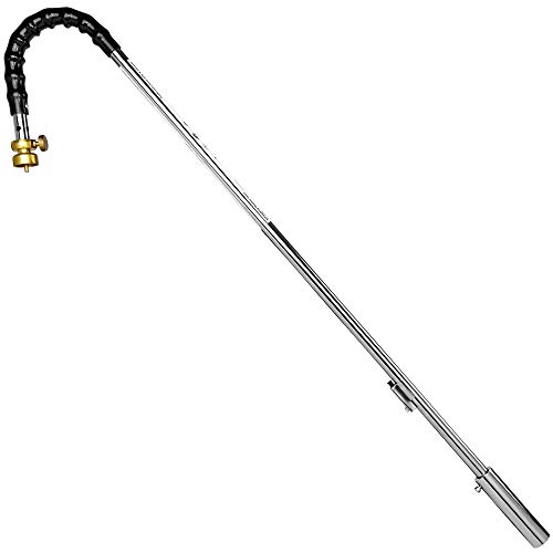 Flame King YSNPQ810CGA Propane Torch Weed Burner with Integrated Lighter Silver
