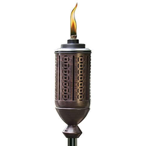 TIKI Brand 65Inch Cabos Metal Torch Bronze