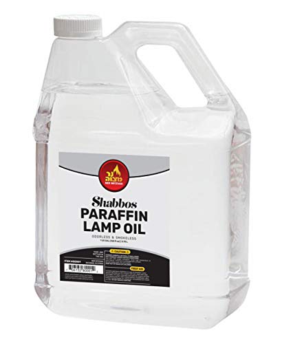 1 Gallon Paraffin Lamp Oil  Clear Smokeless Odorless Clean Burning Fuel for Indoor and Outdoor Use  Shabbos Lamp Oil by Ner Mitzvah