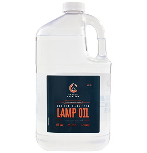 Paraffin Lamp Oil Kosher  1 Gallon  Clear and Clean Burning  Unscented Pure Smokeless Shabbos Lamp Oil Made in USA