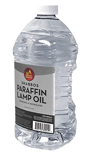 Ner Mitzvah Paraffin Lamp Oil  Clear Smokeless Odorless Clean Burning Fuel for Indoor and Outdoor Use  2 Liter (676 oz)