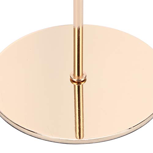 FASJ Candle Holder Candlestick Electroplated Single Head Candlestick Candle Stand Not Easily Damaged for Candlelight Dinners for Birthdays