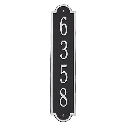 Richmond Vertical Address Plaque 4Wx19L 1 Line