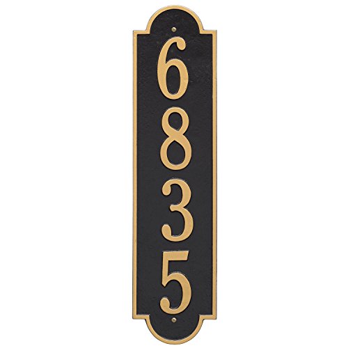 Richmond Vertical Address Plaque 6Wx25L 1 Line