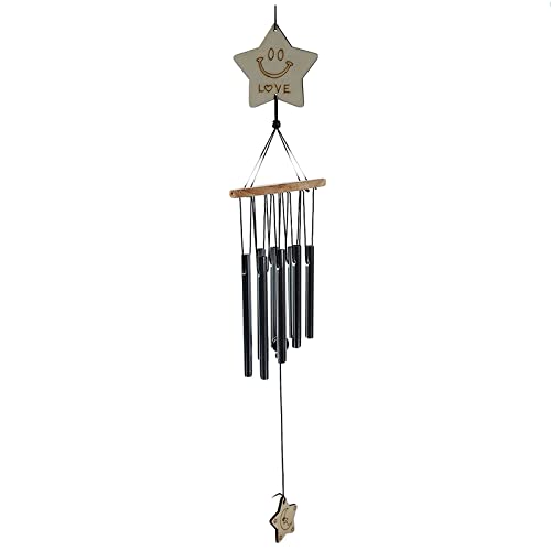 Use for Your own Patio Porch Garden and BackyardBamboo Wind Chimes Big Bells Craft Wood Handmade Indoor and Outdoor Wall Hanging Wind Chimes Room Home furnishingsB
