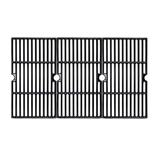BBQMall Porcelain Enameled Cast Iron Grill Cooking Grates for Charbroil 463420508 463420509 463420511 463436213 463436214 463436215 463461613 Gas Grills Grates Replacement Parts