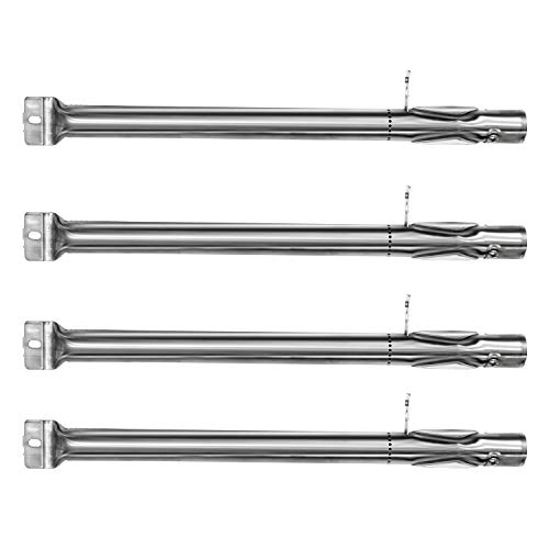 Hongso SBF231 15 38 Universal BBQ Gas Grill Replacement Stainless Steel Pipe Tube Burner for BBQ Pro Kenmore Sears K Mart Part Members Mark Part Outdoor Gourmet Lowes Model Grills 4Pack