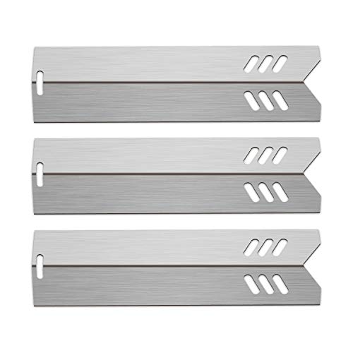 Kalomo 14 316 Grill Heat Plates Shield Heat Tent Burner Cover BBQ Gas Grill Replacement Parts for Uniflame GBC1134WRS GBC1134W Backyard BY1410100105 BY1610100206 GBC1690W GBC1690WC 3Pcs