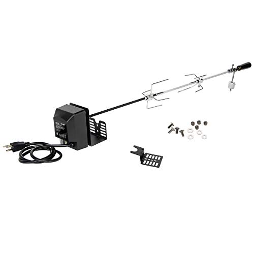 onlyfire Universal Rotisserie Kit BBQ Grilling Accessory Kit for Most 2 to 4 Burners Gas Grills  3242 x 516 Standard Square Spit Rod