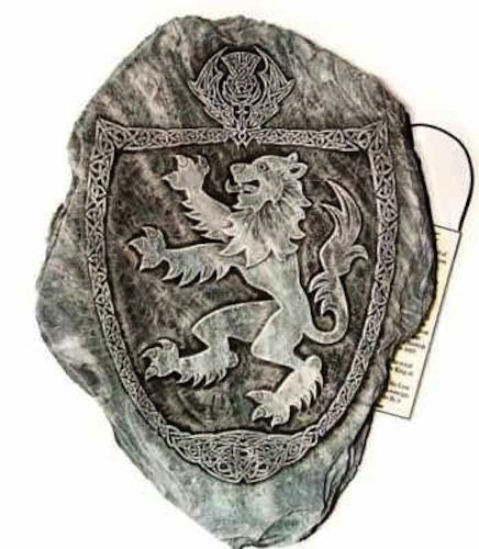 Scottish Lion Rampant Wall Plaque Sign Picture - Indoor Outdoor Use